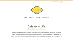 Desktop Screenshot of amareloevents.com